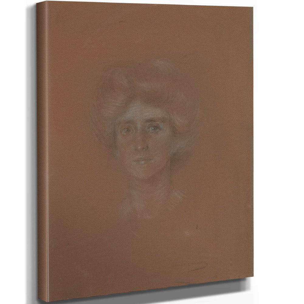 Alice Pike Barney 11" x 14" / Stretched Canvas Wrap Impression Of Natalie By Alice Pike Barney