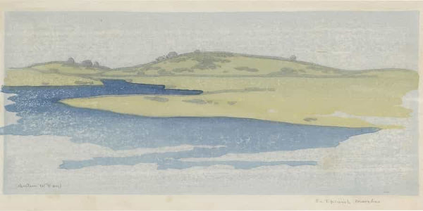 Arthur Wesley Dow In Ipswich Marshes By Arthur Wesley Dow