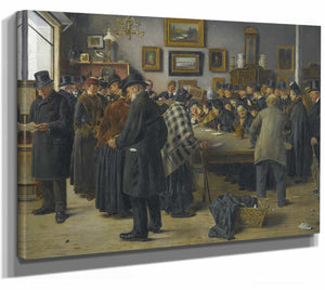 In The Auction House By Carl Carlsen