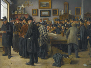 Carl Carlsen In The Auction House By Carl Carlsen