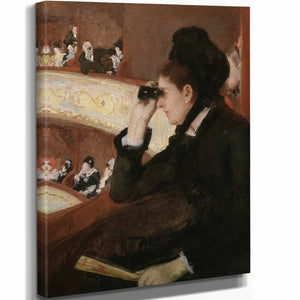 Mary Cassatt 11" x 14" / Stretched Canvas Wrap In The Loge By Mary Cassatt