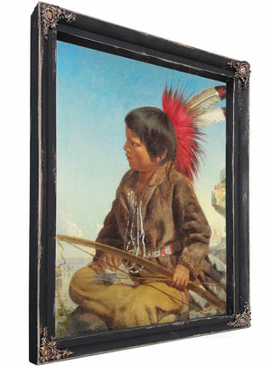 Indian Boy At Fort Snelling By Thomas Waterman Wood