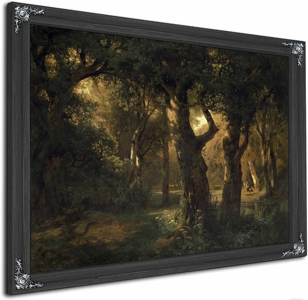 Interior Of A Forest By Alexandre Calame