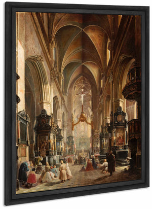 Interior Of The Church Of Virgin Mary In Krakow By Aleksander Gryglewski