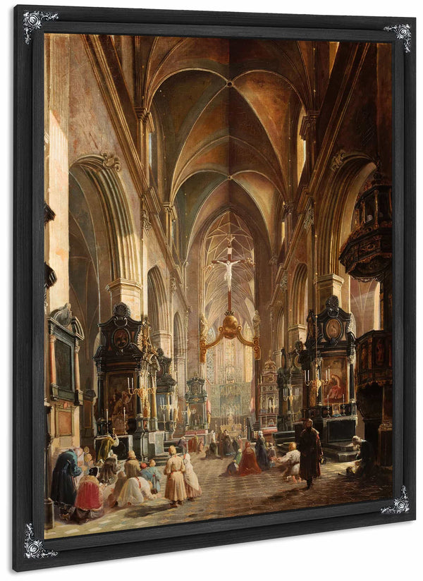 Interior Of The Church Of Virgin Mary In Krakow By Aleksander Gryglewski