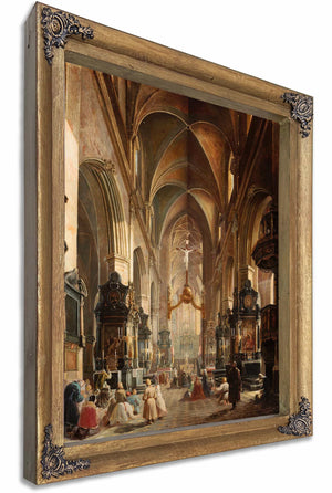 Interior Of The Church Of Virgin Mary In Krakow By Aleksander Gryglewski