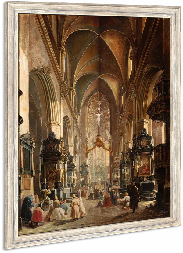 Interior Of The Church Of Virgin Mary In Krakow By Aleksander Gryglewski