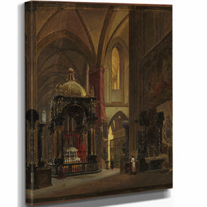 Aleksander Gryglewski Interior Of The Wawel Cathedral (Between 1870 And 1879) By Aleksander Gryglewski