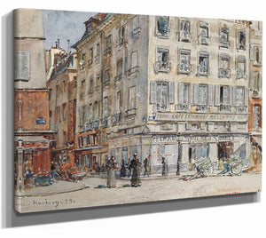 Intersection De Deux Rues A Paris En 1899 By Frederic Houbron