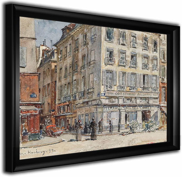 Intersection De Deux Rues A Paris En 1899 By Frederic Houbron