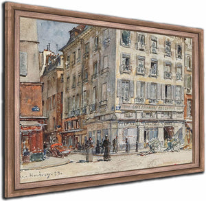 Intersection De Deux Rues A Paris En 1899 By Frederic Houbron