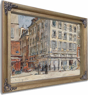 Intersection De Deux Rues A Paris En 1899 By Frederic Houbron