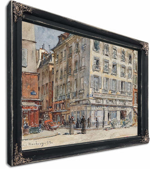 Intersection De Deux Rues A Paris En 1899 By Frederic Houbron