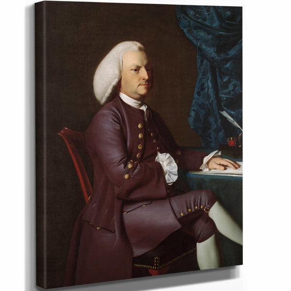 John Singleton Copley 11" x 14" / Stretched Canvas Wrap Isaac Smith Sr By John Singleton Copley