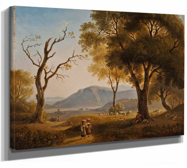 Italian Landscape By Abraham Teerlink