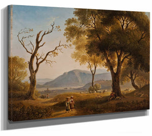 Abraham Teerlink Italian Landscape By Abraham Teerlink