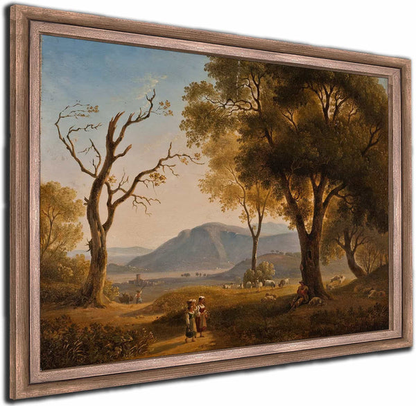 Italian Landscape By Abraham Teerlink