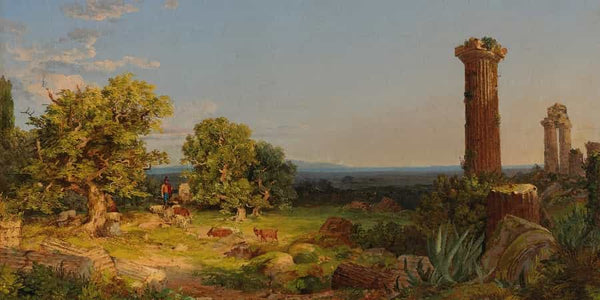 Jasper Francis Cropsey Italian Landscape By Jasper Francis Cropsey