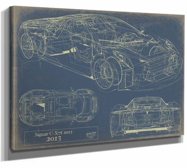 Jaguar C x75 2013 Wall Art from Bella Frye.