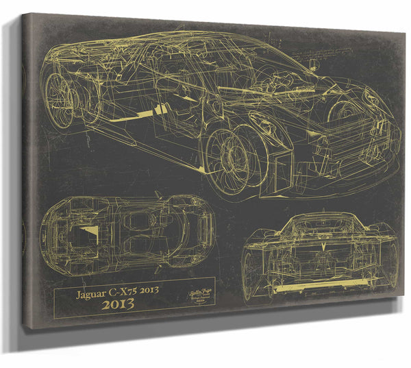 Jaguar C x75 2013 Wall Art from Bella Frye.