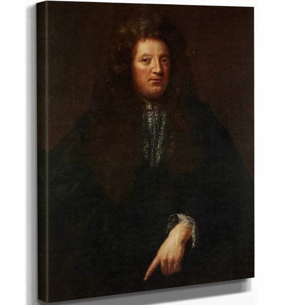 Caspar Jacob Van Ops 11" x 14" / Stretched Canvas Wrap Jan Karel Nicolaas Van Hove Dean Of The Guild Of Saint Luke By Caspar Jacob Van Ops