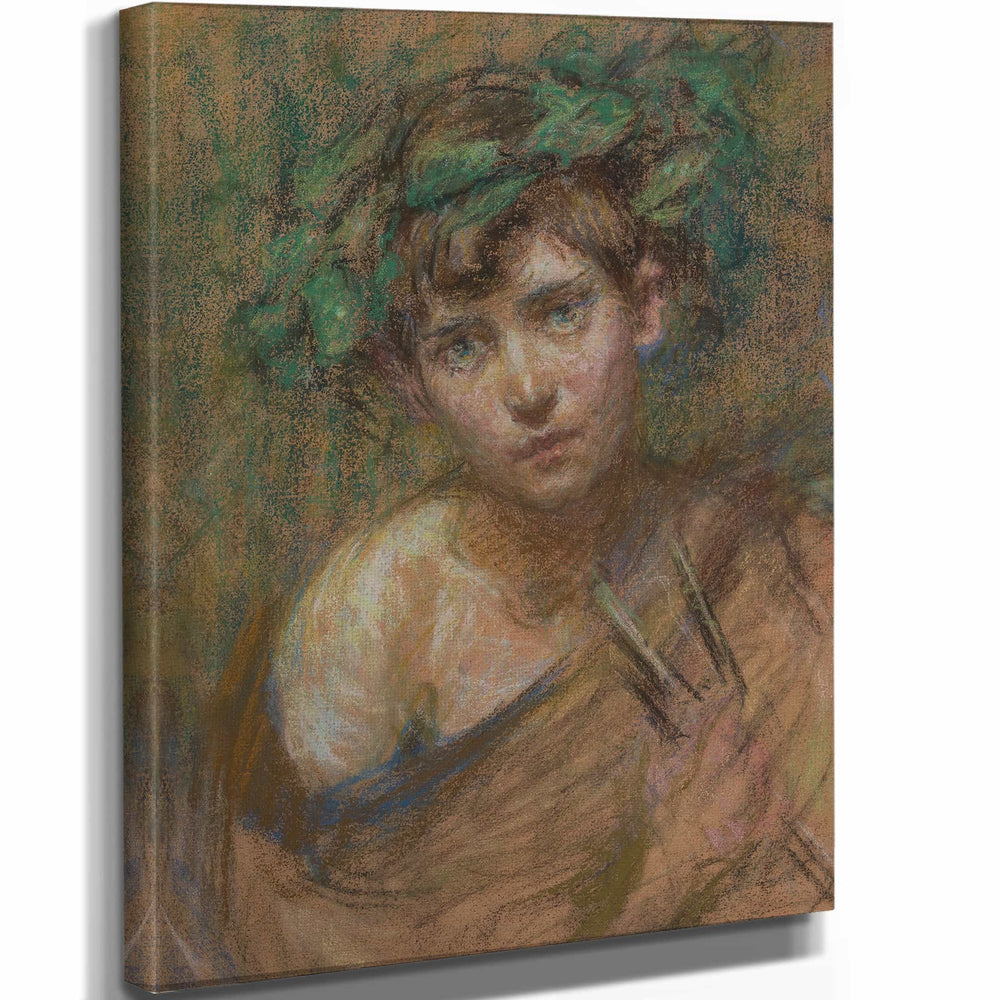 Alice Pike Barney 11" x 14" / Stretched Canvas Wrap Jeune Faune By Alice Pike Barney