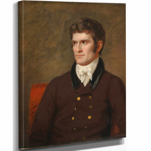 Charles Bird King 11" x 14" / Stretched Canvas Wrap John Caldwell Calhoun By Charles Bird King