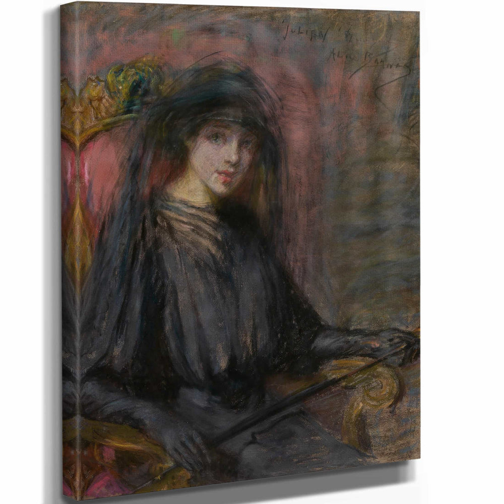 Alice Pike Barney 11" x 14" / Stretched Canvas Wrap Julienne By Alice Pike Barney