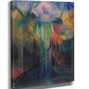 Joseph Stella 11" x 14" / Stretched Canvas Wrap Jungle Foliage (Ca 1918–19) By Joseph Stella