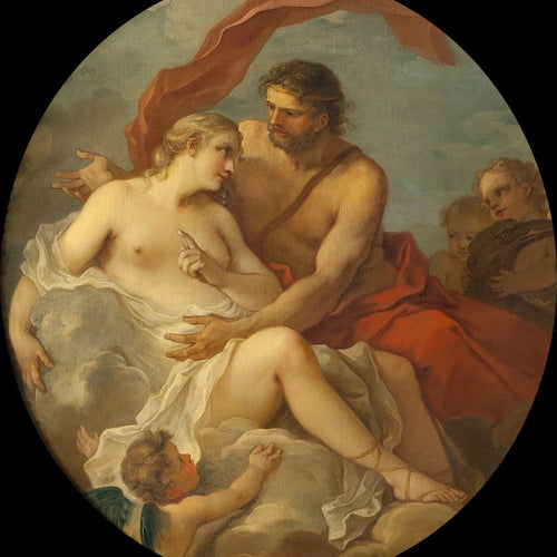 Charles Joseph Natoire Jupiter And Callisto By Charles Joseph Natoire