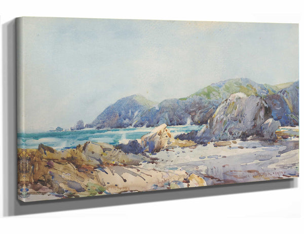 Alfred Walsh 18" x 12" / Stretched Canvas Wrap Kaikoura Coast By Alfred Walsh