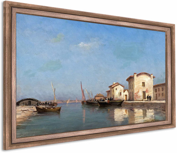 Kanal Bei Martigues By Charles Malfroy