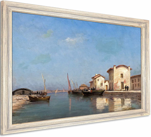 Kanal Bei Martigues By Charles Malfroy