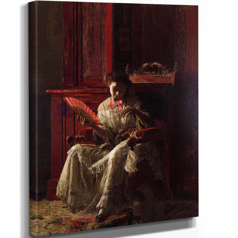 Thomas Eakins 11" x 14" / Stretched Canvas Wrap Kathrin By Thomas Eakins