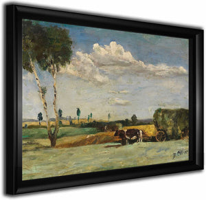 Kleine Landschaft Mit Heuwagen By Bruno Gimpel