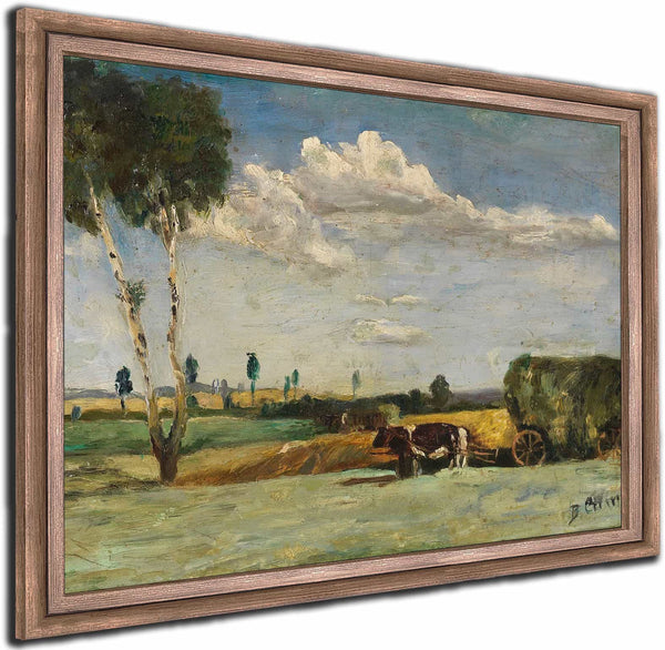 Kleine Landschaft Mit Heuwagen By Bruno Gimpel