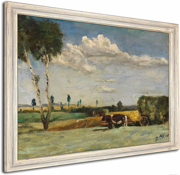 Kleine Landschaft Mit Heuwagen By Bruno Gimpel