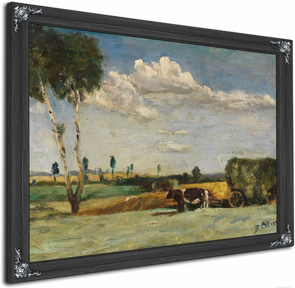 Kleine Landschaft Mit Heuwagen By Bruno Gimpel