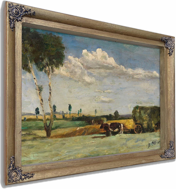 Kleine Landschaft Mit Heuwagen By Bruno Gimpel