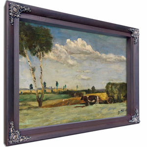 Kleine Landschaft Mit Heuwagen By Bruno Gimpel