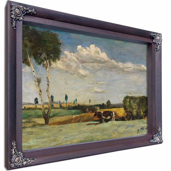 Kleine Landschaft Mit Heuwagen By Bruno Gimpel