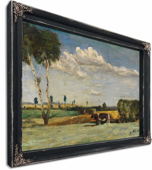 Kleine Landschaft Mit Heuwagen By Bruno Gimpel