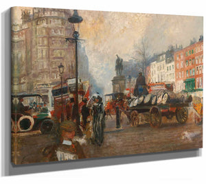 Knightsbridge Seen From Sloane Street December 1913 By Jacques Emile Blanche 1