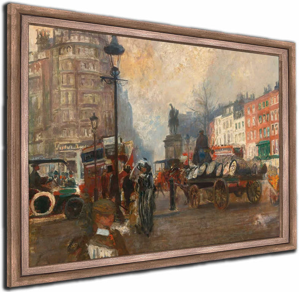 Knightsbridge Seen From Sloane Street December 1913 By Jacques Emile Blanche 1