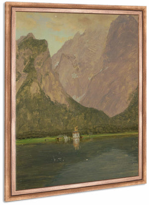 Koenigsee Near Berchtesgaden Bavaria By Frederic Edwin Church