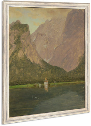 Koenigsee Near Berchtesgaden Bavaria By Frederic Edwin Church