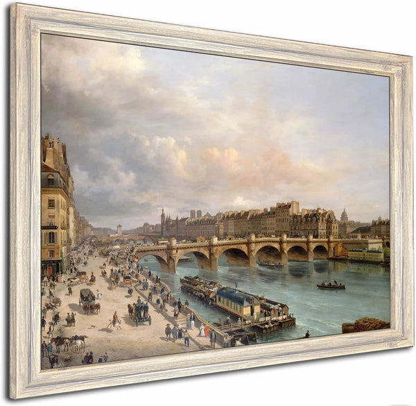 La Cite Et Le Pont Neuf Vus Du Quai Du Louvre By Giuseppe Canella