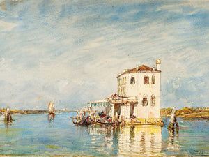 Felix Ziem La Douane A Venise By Felix Ziem 1