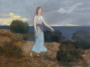 Pierre Puvis De Chavannes La Fee Aux Greves By Pierre Puvis De Chavannes