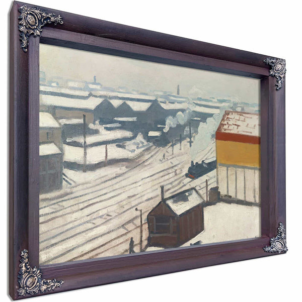 La Gare Montparnasse Sous La Neige By Albert Marquet